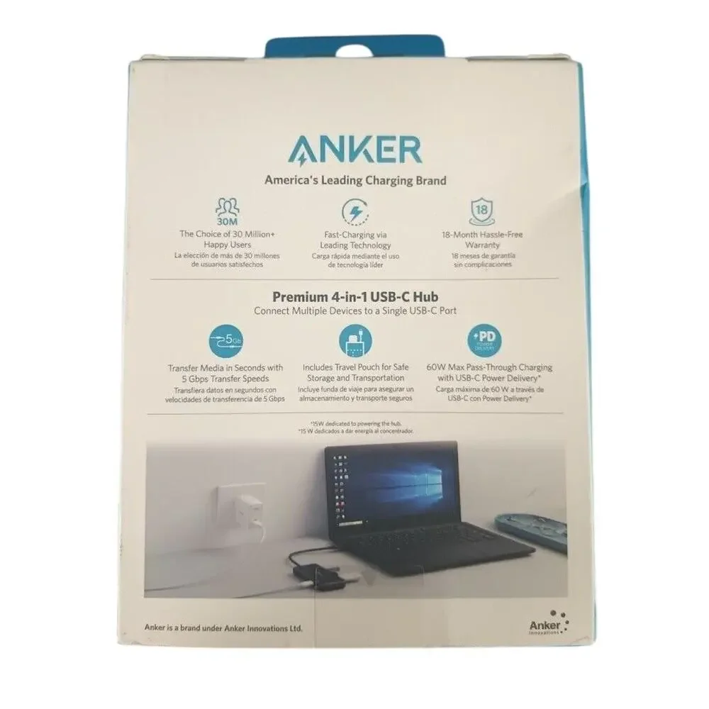 Anker 4 in 1 USB-C Hub Brand New